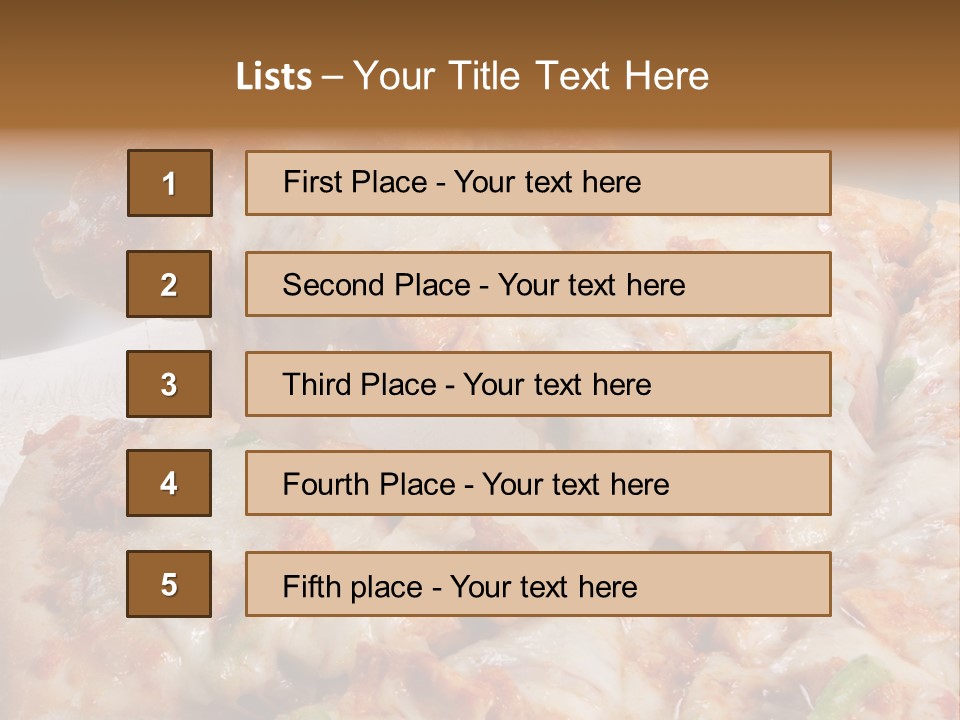 Town Illustration Black PowerPoint Template