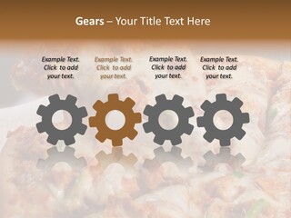 Town Illustration Black PowerPoint Template