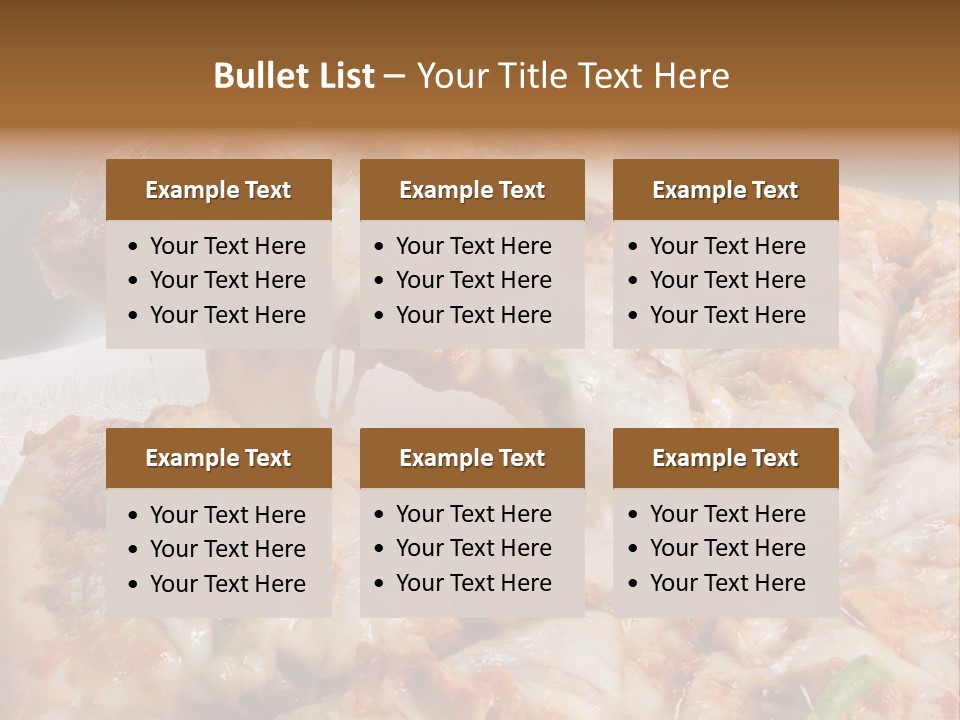 Town Illustration Black PowerPoint Template