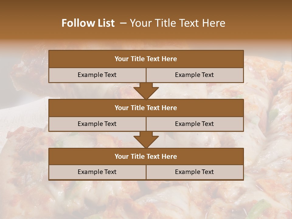 Town Illustration Black PowerPoint Template