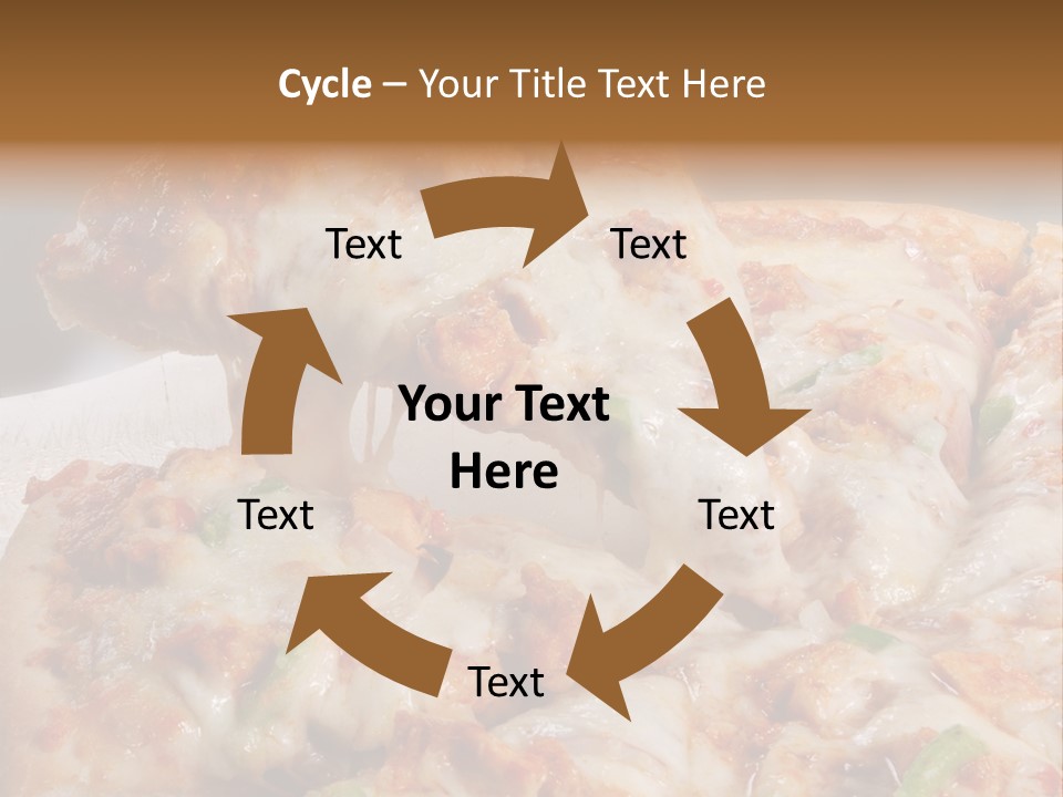 Town Illustration Black PowerPoint Template
