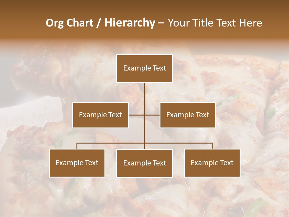 Town Illustration Black PowerPoint Template