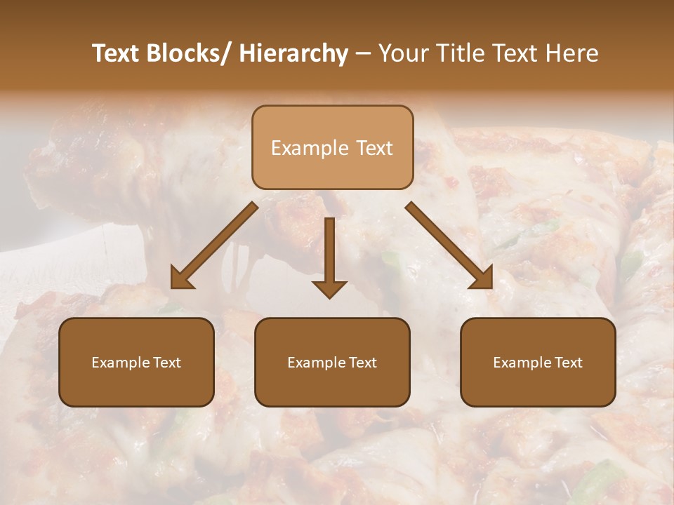 Town Illustration Black PowerPoint Template