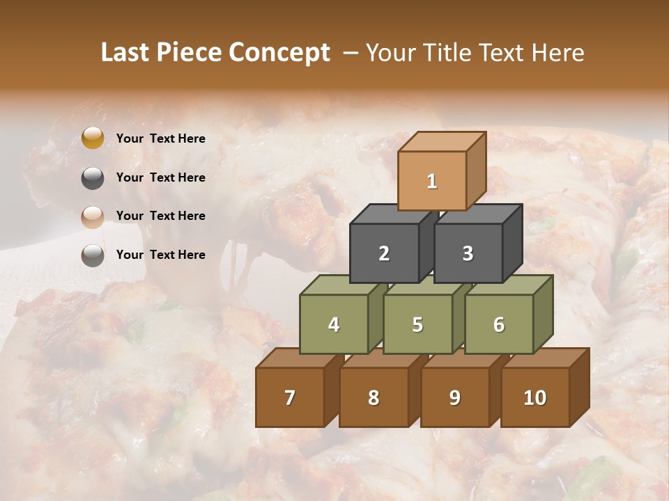 Town Illustration Black PowerPoint Template