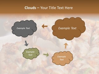 Town Illustration Black PowerPoint Template