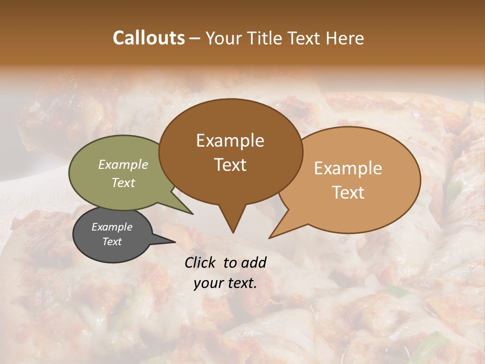 Town Illustration Black PowerPoint Template