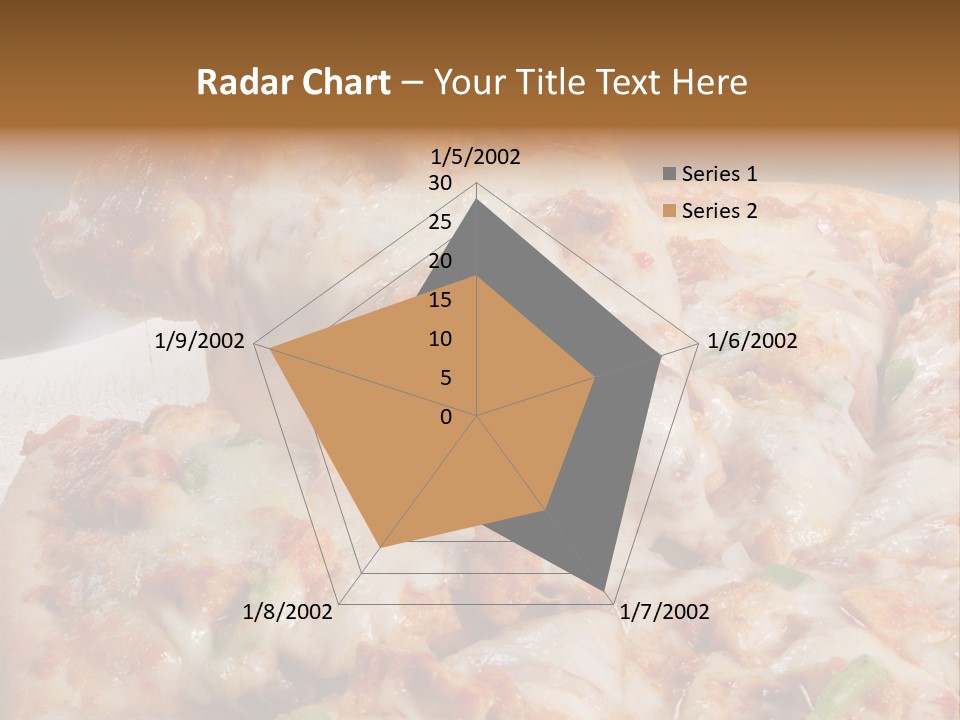 Town Illustration Black PowerPoint Template