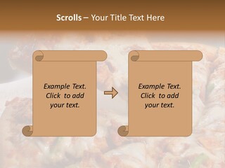 Town Illustration Black PowerPoint Template