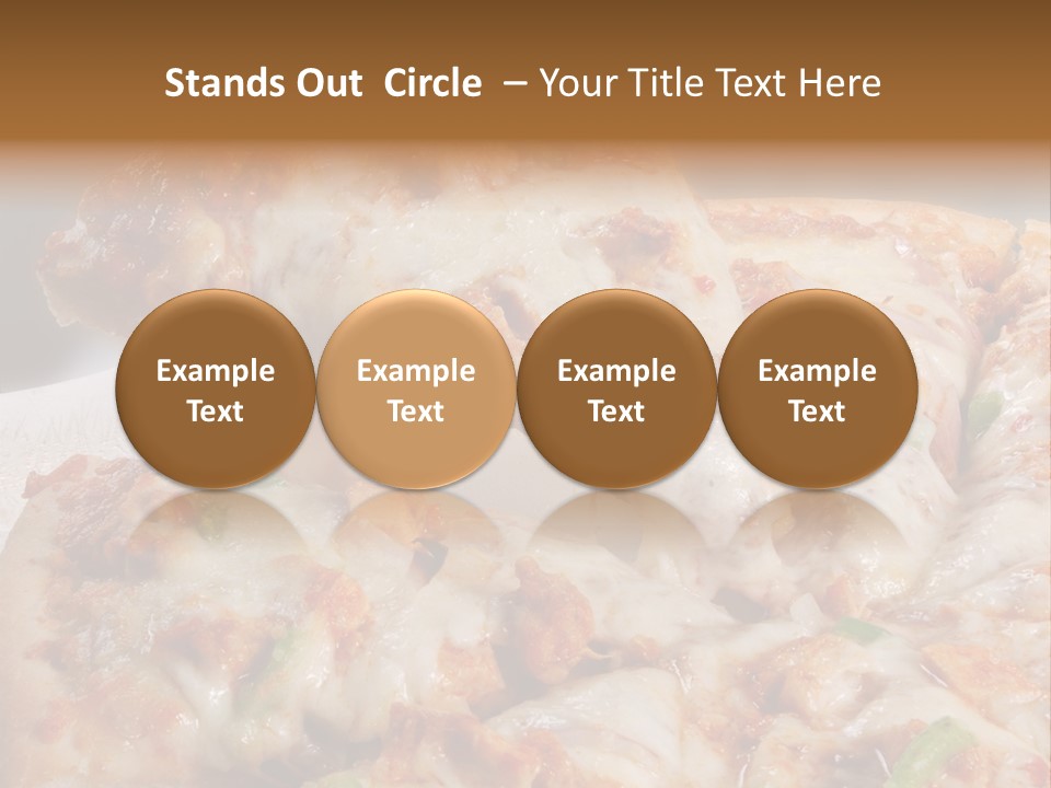 Town Illustration Black PowerPoint Template