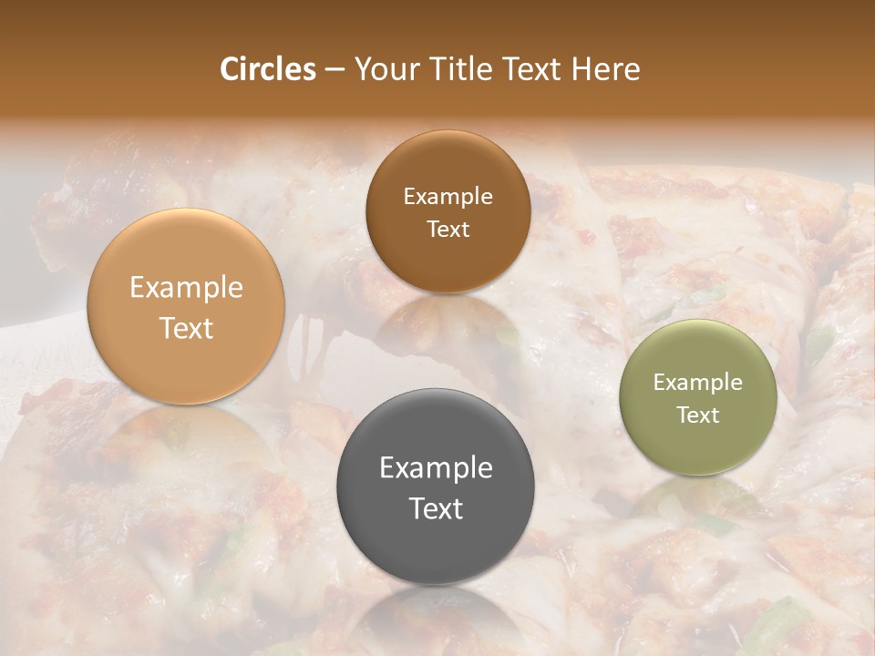 Town Illustration Black PowerPoint Template