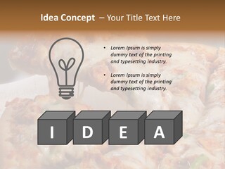 Town Illustration Black PowerPoint Template