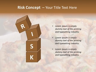 Town Illustration Black PowerPoint Template