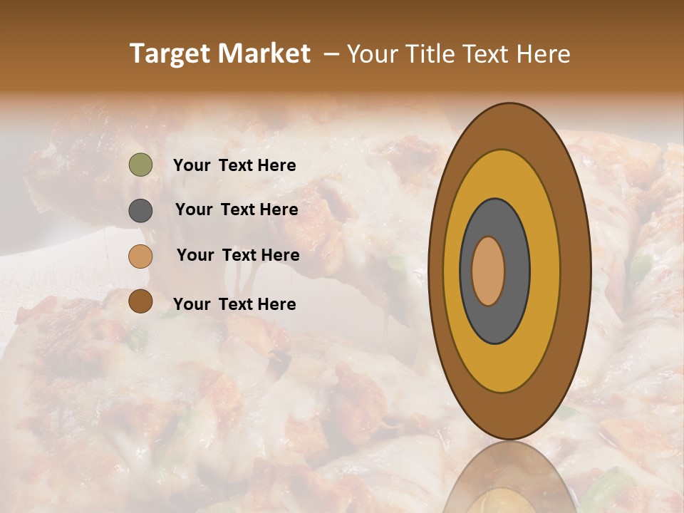 Town Illustration Black PowerPoint Template