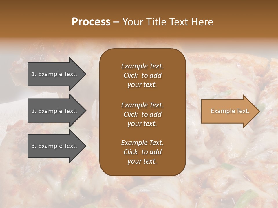 Town Illustration Black PowerPoint Template