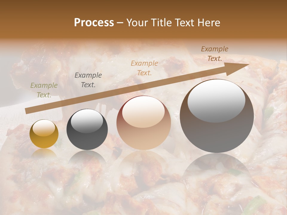 Town Illustration Black PowerPoint Template