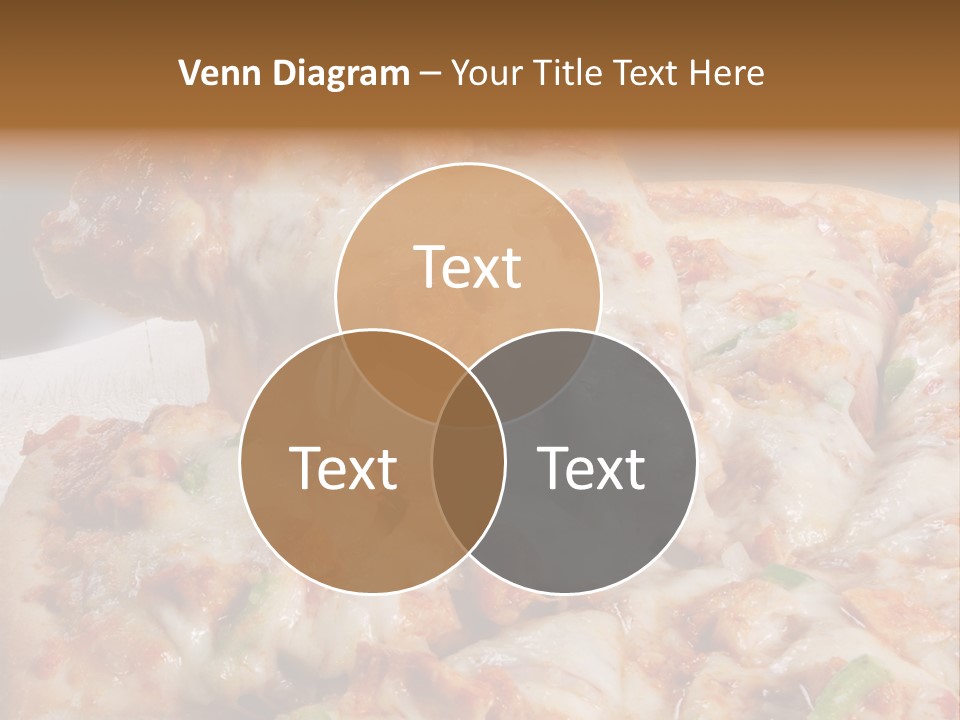 Town Illustration Black PowerPoint Template