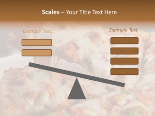 Town Illustration Black PowerPoint Template