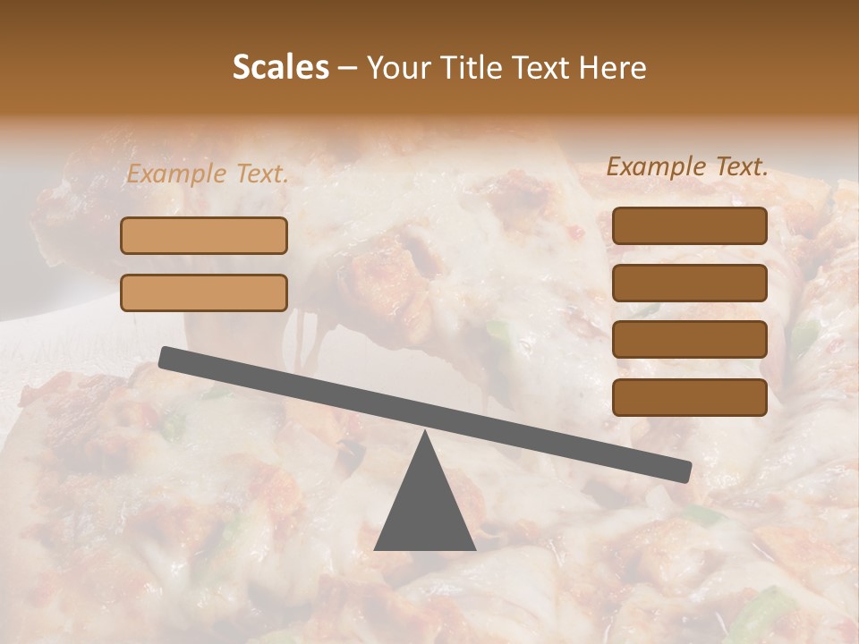 Town Illustration Black PowerPoint Template