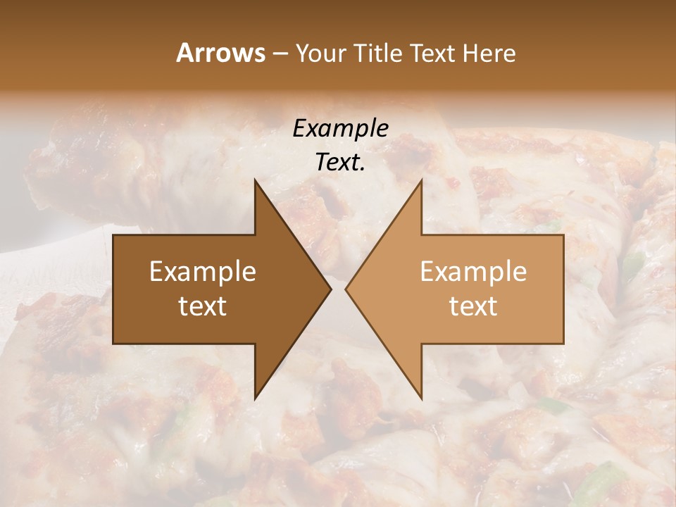Town Illustration Black PowerPoint Template