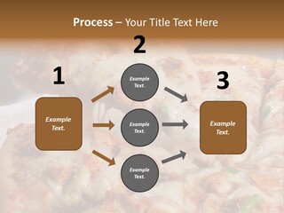 Town Illustration Black PowerPoint Template