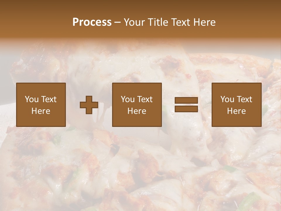 Town Illustration Black PowerPoint Template