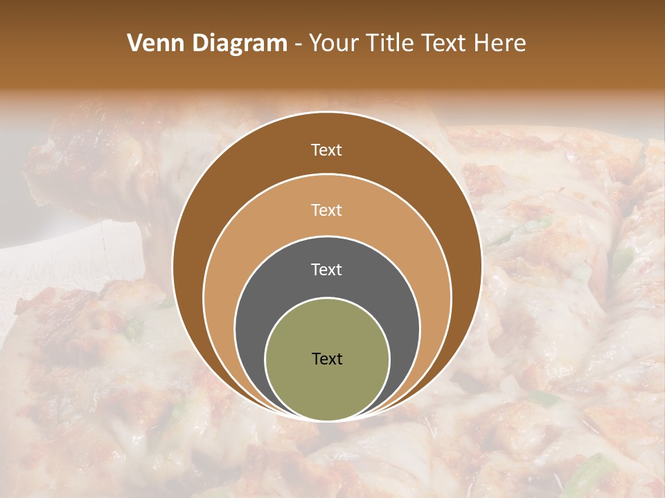 Town Illustration Black PowerPoint Template