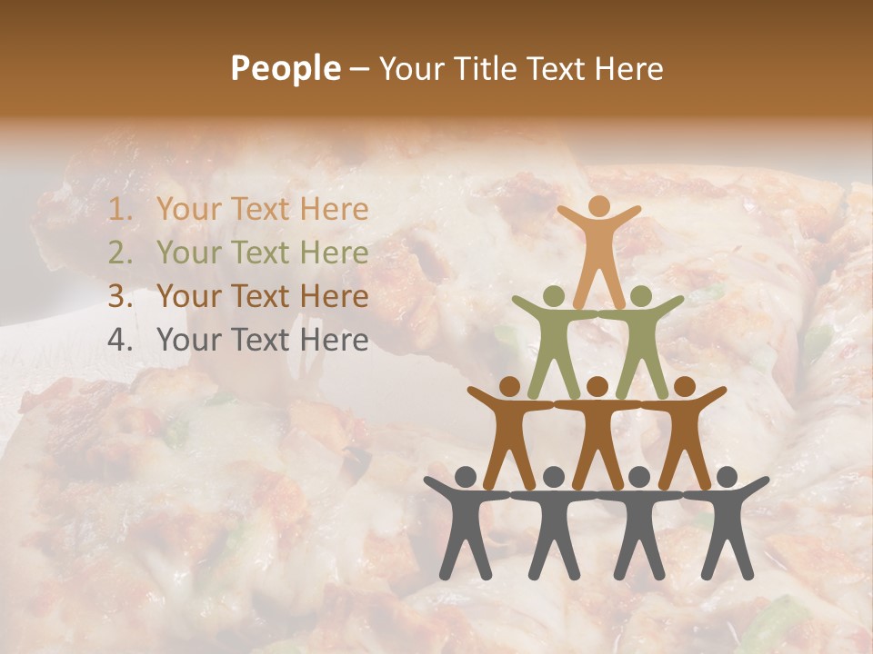 Town Illustration Black PowerPoint Template