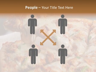 Town Illustration Black PowerPoint Template