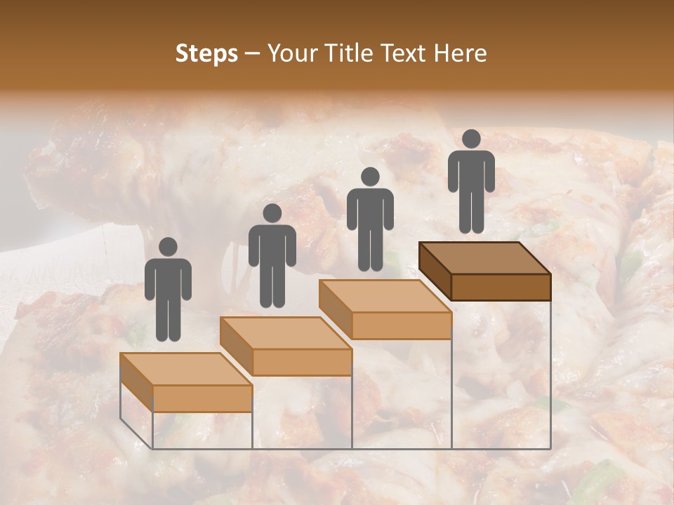 Town Illustration Black PowerPoint Template