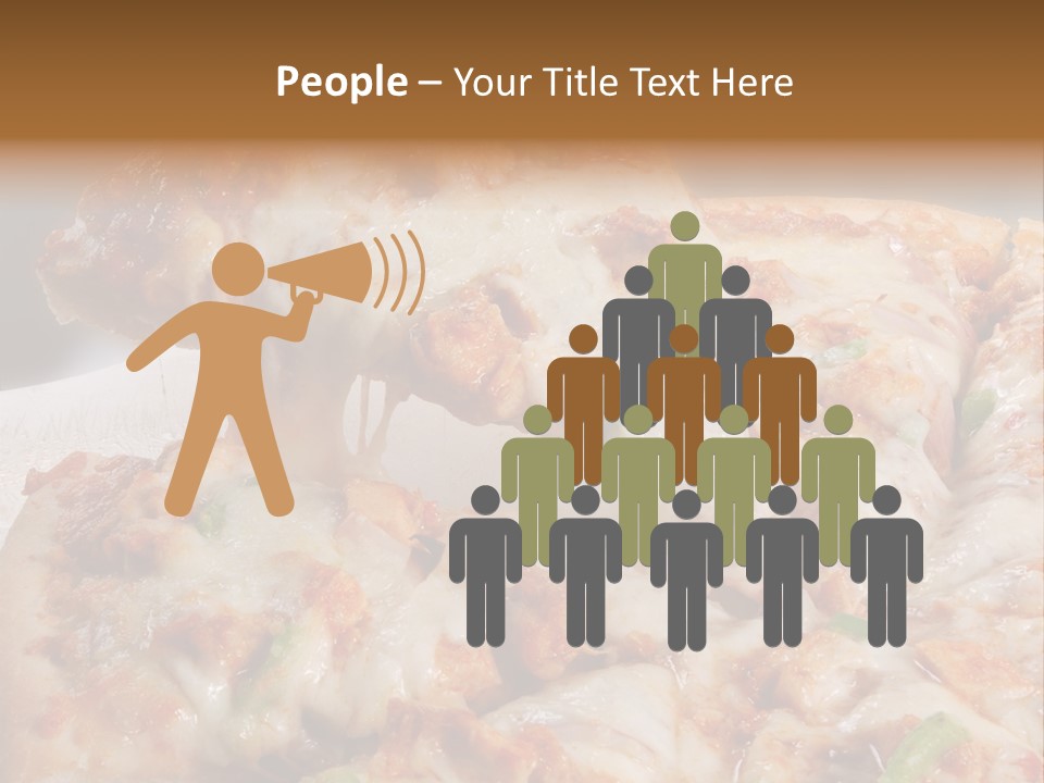 Town Illustration Black PowerPoint Template