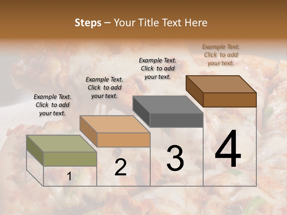 Town Illustration Black PowerPoint Template