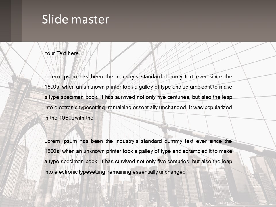 City Environment Urban PowerPoint Template