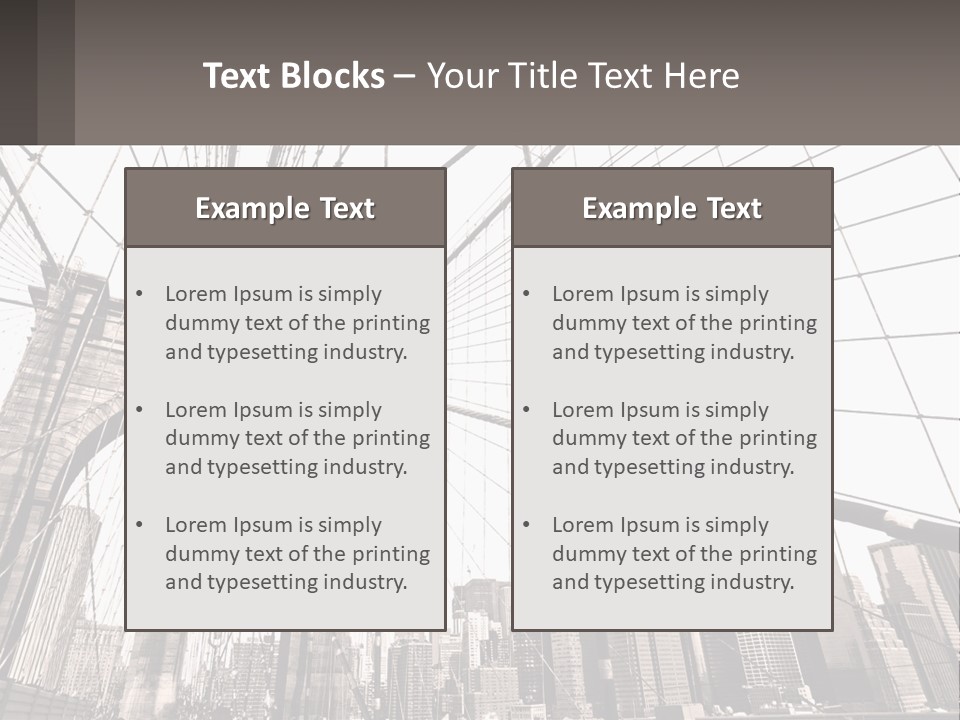 City Environment Urban PowerPoint Template