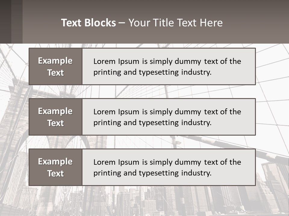City Environment Urban PowerPoint Template