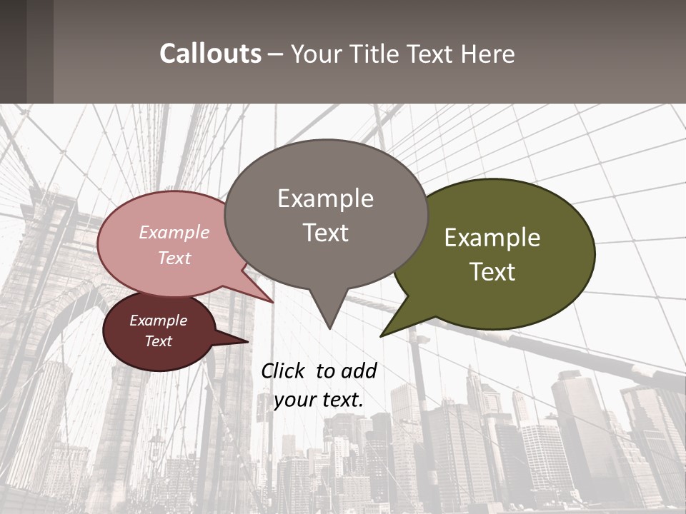 City Environment Urban PowerPoint Template