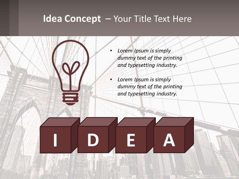 City Environment Urban PowerPoint Template