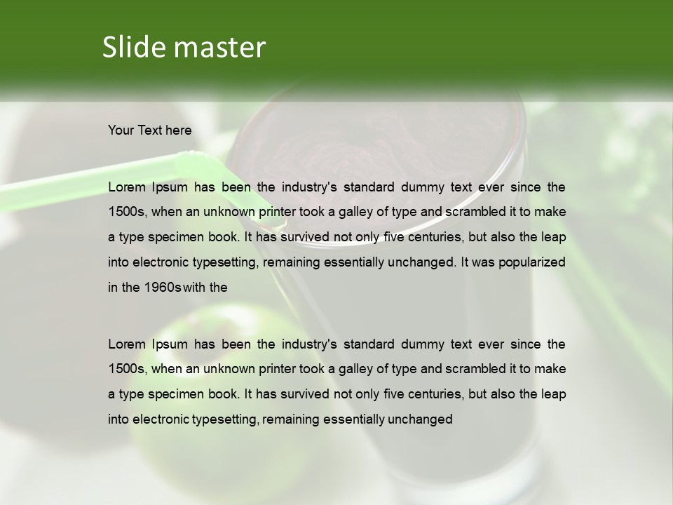View Render Square PowerPoint Template