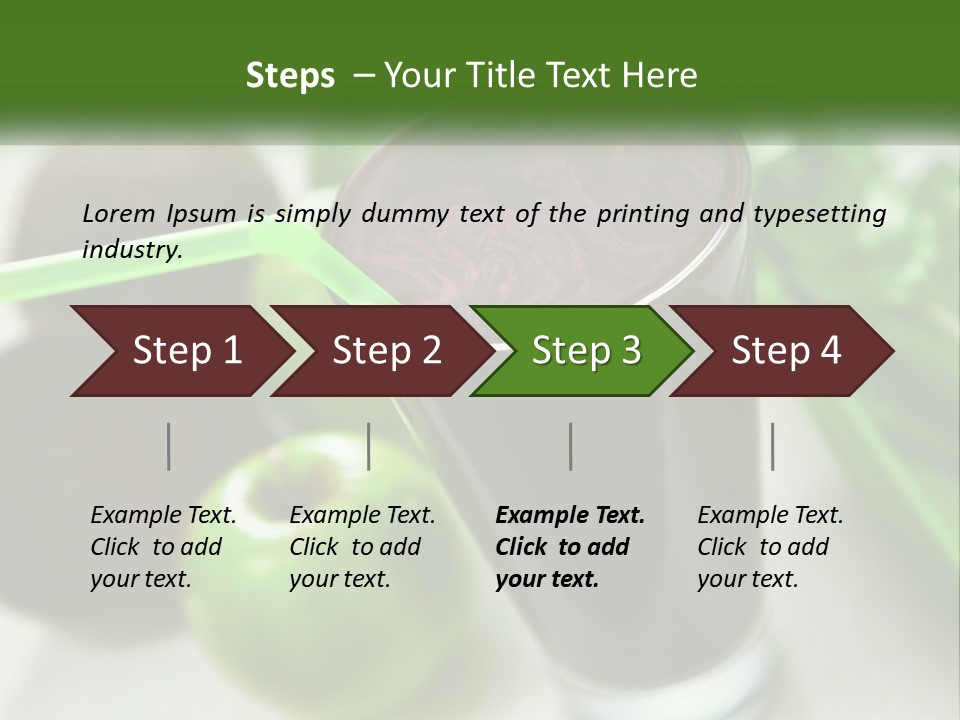View Render Square PowerPoint Template