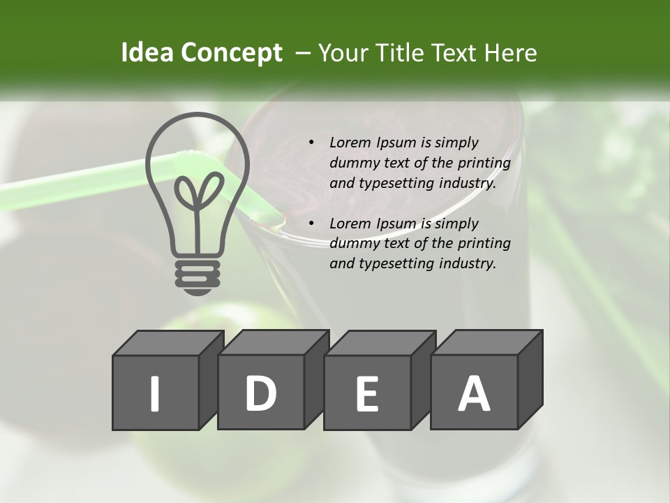 View Render Square PowerPoint Template