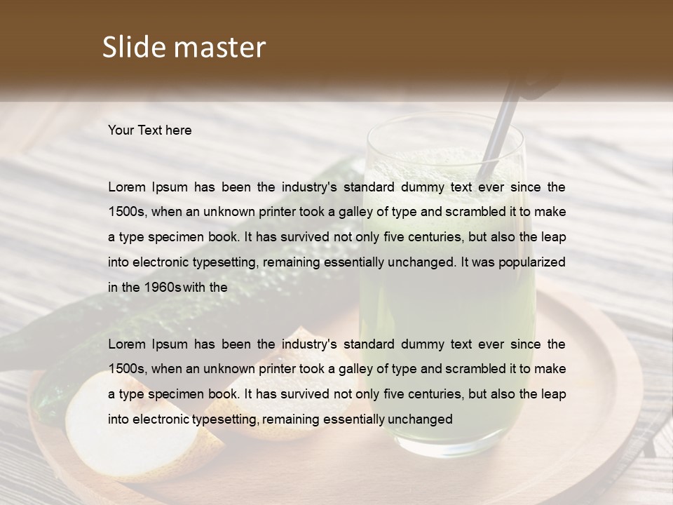 Urban Downtown Illustration PowerPoint Template