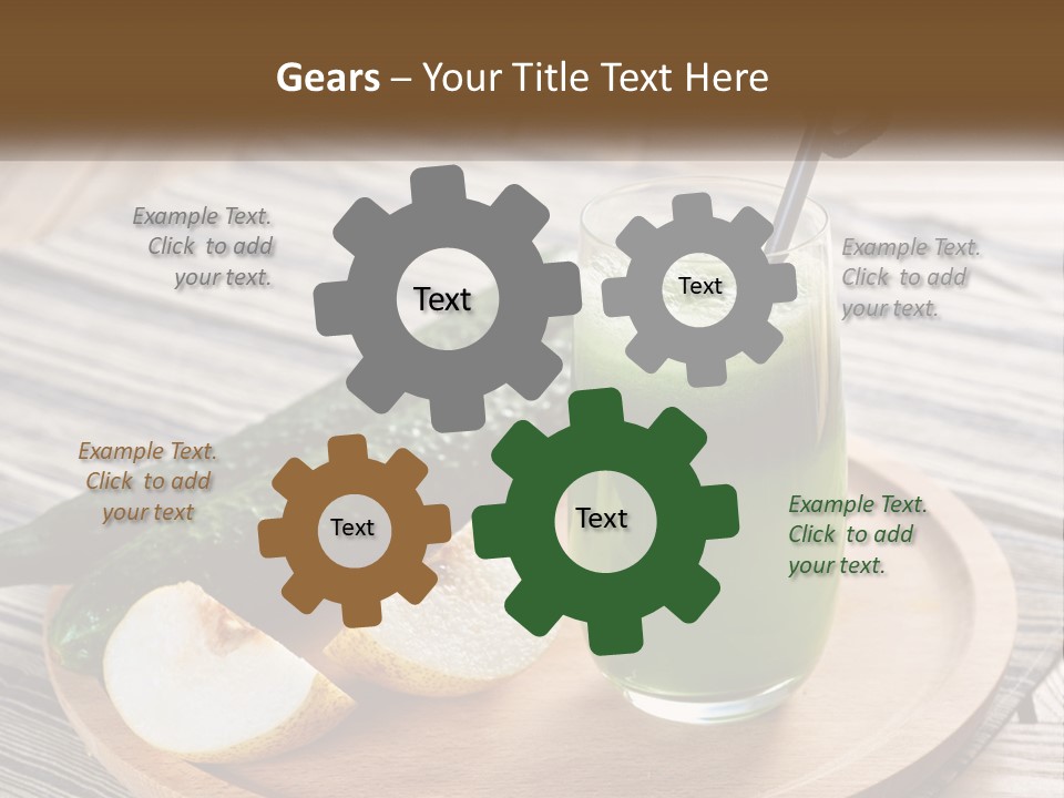 Urban Downtown Illustration PowerPoint Template