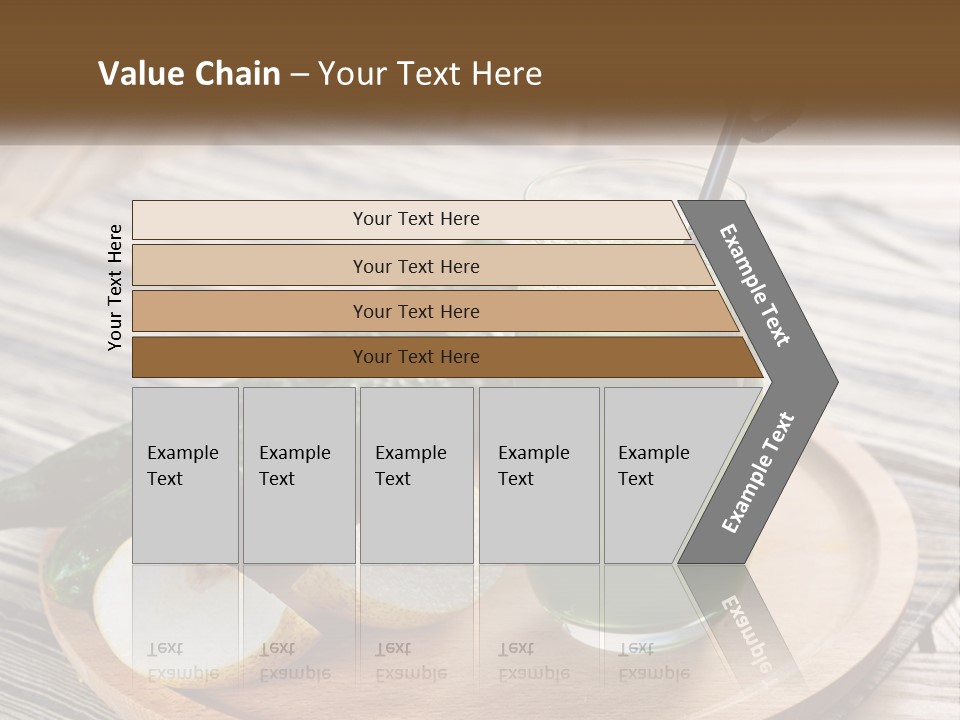 Urban Downtown Illustration PowerPoint Template