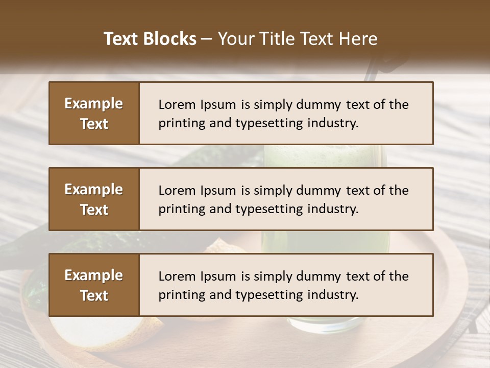 Urban Downtown Illustration PowerPoint Template