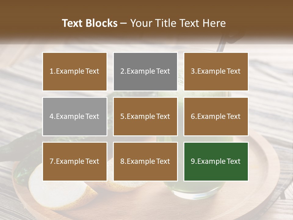 Urban Downtown Illustration PowerPoint Template