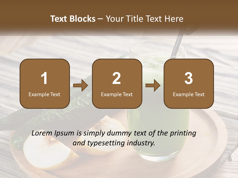 Urban Downtown Illustration PowerPoint Template