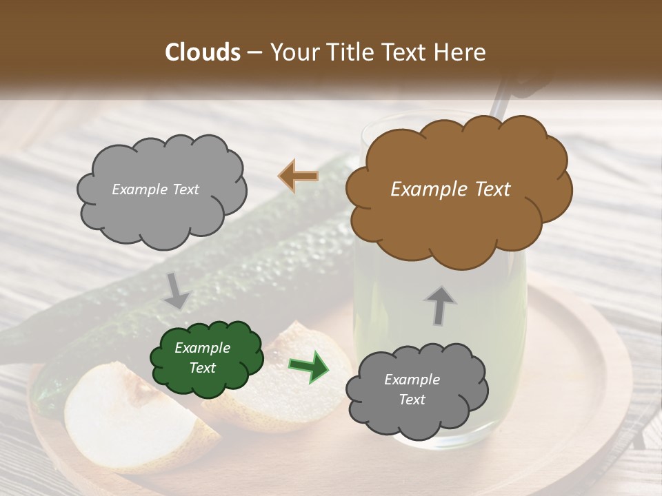 Urban Downtown Illustration PowerPoint Template
