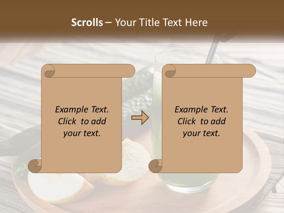Urban Downtown Illustration PowerPoint Template