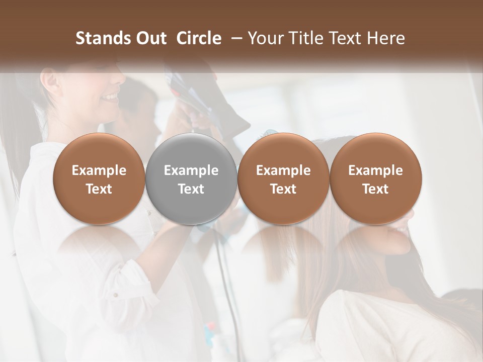 Light Illustration Ball PowerPoint Template