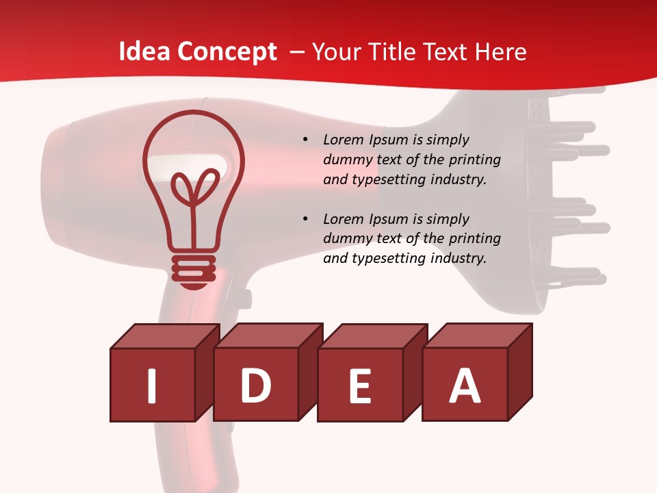 Big Downtown Square PowerPoint Template