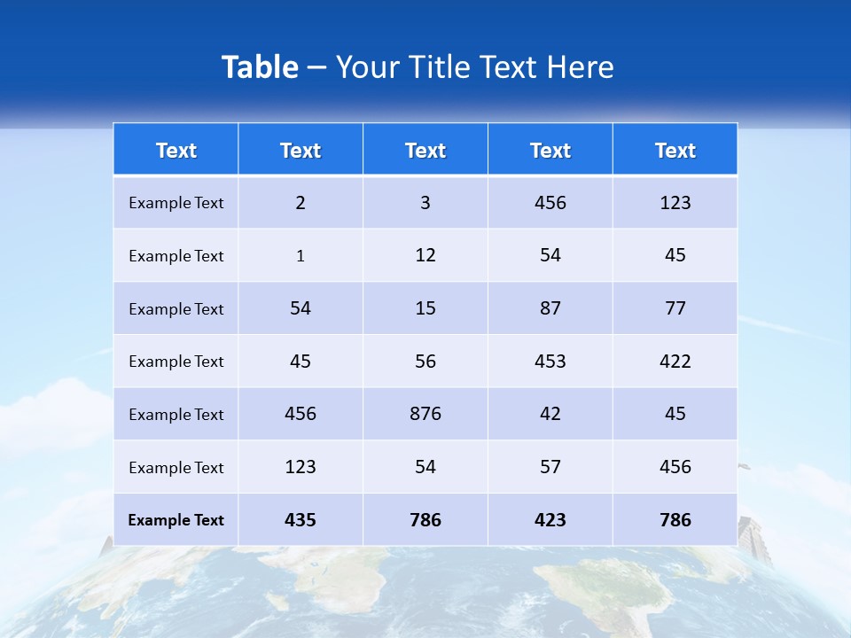 House High Planet PowerPoint Template
